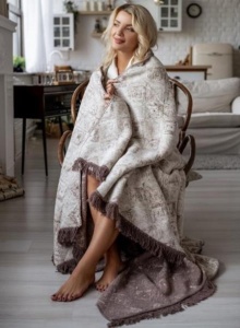 Плед Ярко Хом (AYKA HOME) 150х220 60% хлопок; 40% акрил