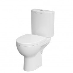 Унитаз-компакт PARVA CLEAN ON гор. вып., безободковый, мульти-лифт, easy-off