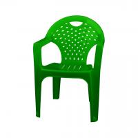 Кресло пластмассовое зеленое Башпласт