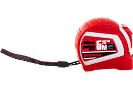 Рулетка 5мх25мм автостоп и магнит, двусторонняя "Монтажник"