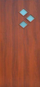 Дверь МДФ ПО-О-16  Стрела   стекло 800 мм Итальян. орех