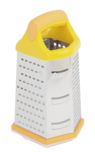 Терка 6-х гранная 23см REGENT с контейнером GR-05 1/12