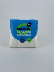 Салфетки белые 50шт  CELESTA  24*24cм