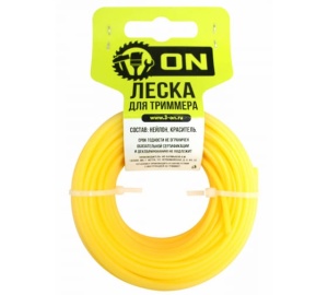 Леска д/триммера "круг" 2,4мм 15м 15-01-009