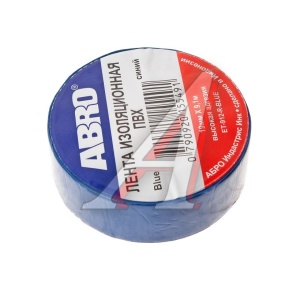 Изолента ПВХ АБРО синяя 19ммх9,1м ЕТ-912