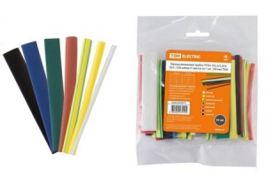 Термоусаживаемая трубка ТУТнг набор 6/3 (7цветов по 3шт 100мм)