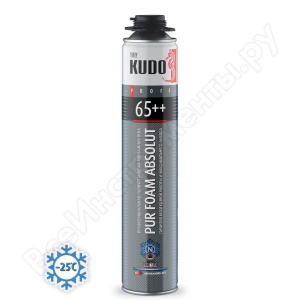 Пена монтажная профессиональная зимняя 65++900мл АРКТИКА НОРД -25 КУДО ПРОФ (12)