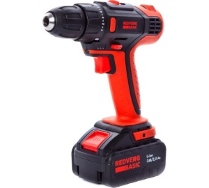 Дрель аккумуляторная RedVerg basic SD24L/2-2