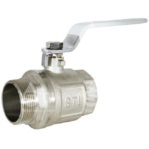 Кран шаровый STI 15мм рычаг/бабочка В-Н