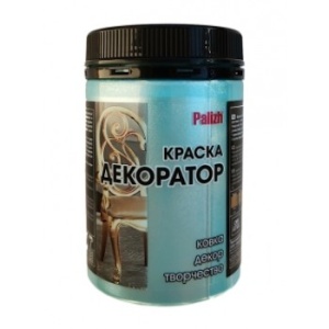 Краска-колер акриловая голубой жемчуг 0,25кг Palizh Декоратор