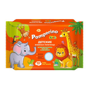 Полотенце влажные Pamperino №60 детские по 10
