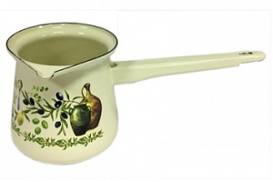 Турка эмалированная 4 чашки 0,4 л ОЛИВА TM Metrot