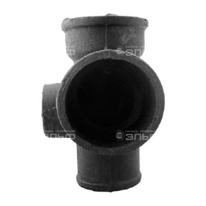 Крестовина чугунная (чк) двухплоскостная левая 100/100/50