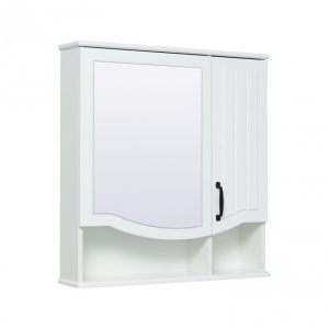 Шкаф зерк навесной 65 Марсель прав, белый