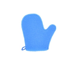 Губка банная 22см Варежка жесткая 1/40