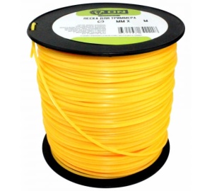 Леска д/триммера "квадрат" 2,4мм 110м 15-01-310 на DIN катушке