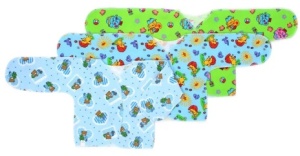 Распашонка ясел. бязь закр.рукав 2114 р.20 Р (ЧЗ)