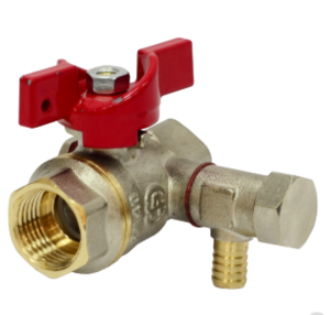 Кран шаровый со спускным элементом 25мм