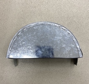 Заглушка желоба оцинкованный д.115 