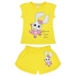 Комплект дев. (футболка+шорты) BK0004D рост 086 (ЧЗ)