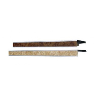 Карниз узкий  2-х полос. 3,0 м светлое дерево