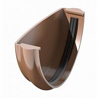 Заглушка желоба, коричневый 