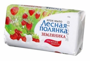 Мыло туалетное Крем 90гр Лесная полянка (104)