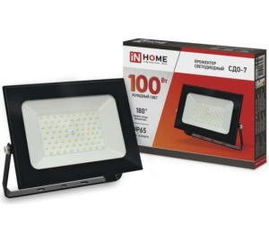 Прожектор СДО-7 100Вт 6500К IN HOME