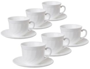 Сервиз чайный стекло Trianon 12 предметов 220 мл