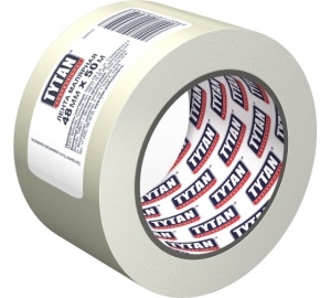 Лента малярная 48мм*18м Титан Профессионал белая (36)