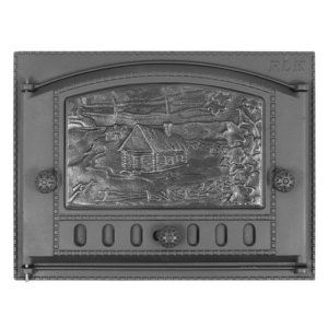 Дверка каминная ДК-2Б крашенная
