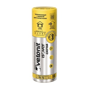 ТЗИ Изовер Сауна 50х1200х12500 фольга