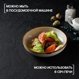 Тарелка фарфор 185 мм глуб Церера 700мл Magistro 1/24
