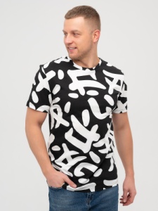 Футболка мужская У103ХГ3370п р.56 (ЧЗ)