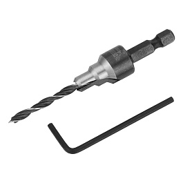 Сверло-зенкер под конфирмат,евровинт 4мм Denzel