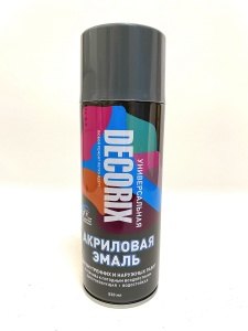 Эмаль аэроз. универс. темно-синий 520мл DECORIX 
