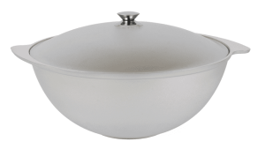 Казан алюминиевый литой для плова 8,0л TM KUKMARA алюм/крышка 1/4 