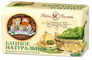 Мыло туалетное 180гр Банное Невская косметика (36)