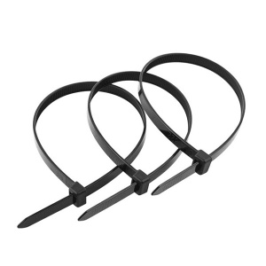 Хомут нейлоновый 4,8х300мм (100шт) черный  