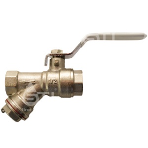 Кран шаровый STI 20мм с фильтром   