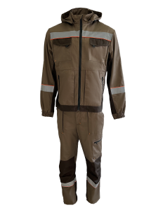 Костюм Берген, брюки (бежевый/т.корич) р.88-92/182-188 (ЧЗ)