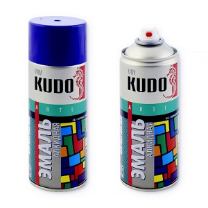 Эмаль аэрозольная алкидная универсальная синяя 520мл КУДО