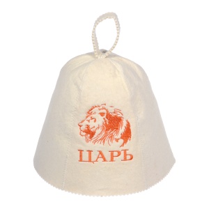 Шапка для бани Царь Банные штучки 1/20 (Ч/З)