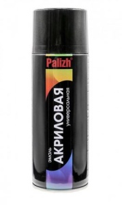 Эмаль аэрозольная универсальная БЕЛАЯ глянцевая 400мл Палиж (12)