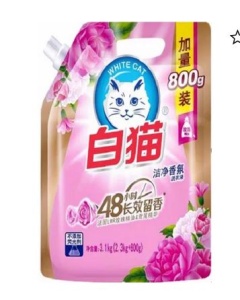 Стиральный жидкий гель (2,3кг+800гр) ДОЙ-ПАК BAIMAO (4)