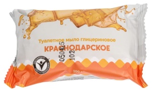 Мыло туалетное Краснодарское 100гр с глицерином (66)Меридиан