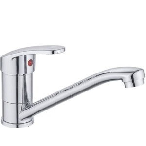 Смеситель д/кухни шар. с длинным изливом (без подводки) 