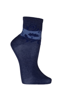 Носки жен. х/б+эл с473 1/10 р.23-25 Ор (ЧЗ)