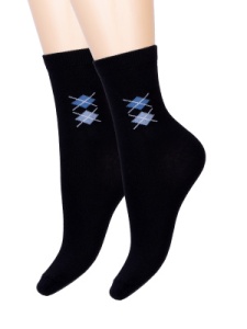 Носки детские мал. х/б+эл КВ с553 1/30 р.18-20 (ЧЗ)