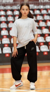 Брюки д/дев Успех-3 рост 170 (ЧЗ)